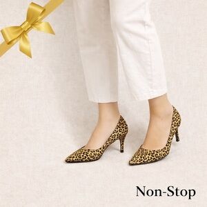 Non Stop CA Leopard Print Heels